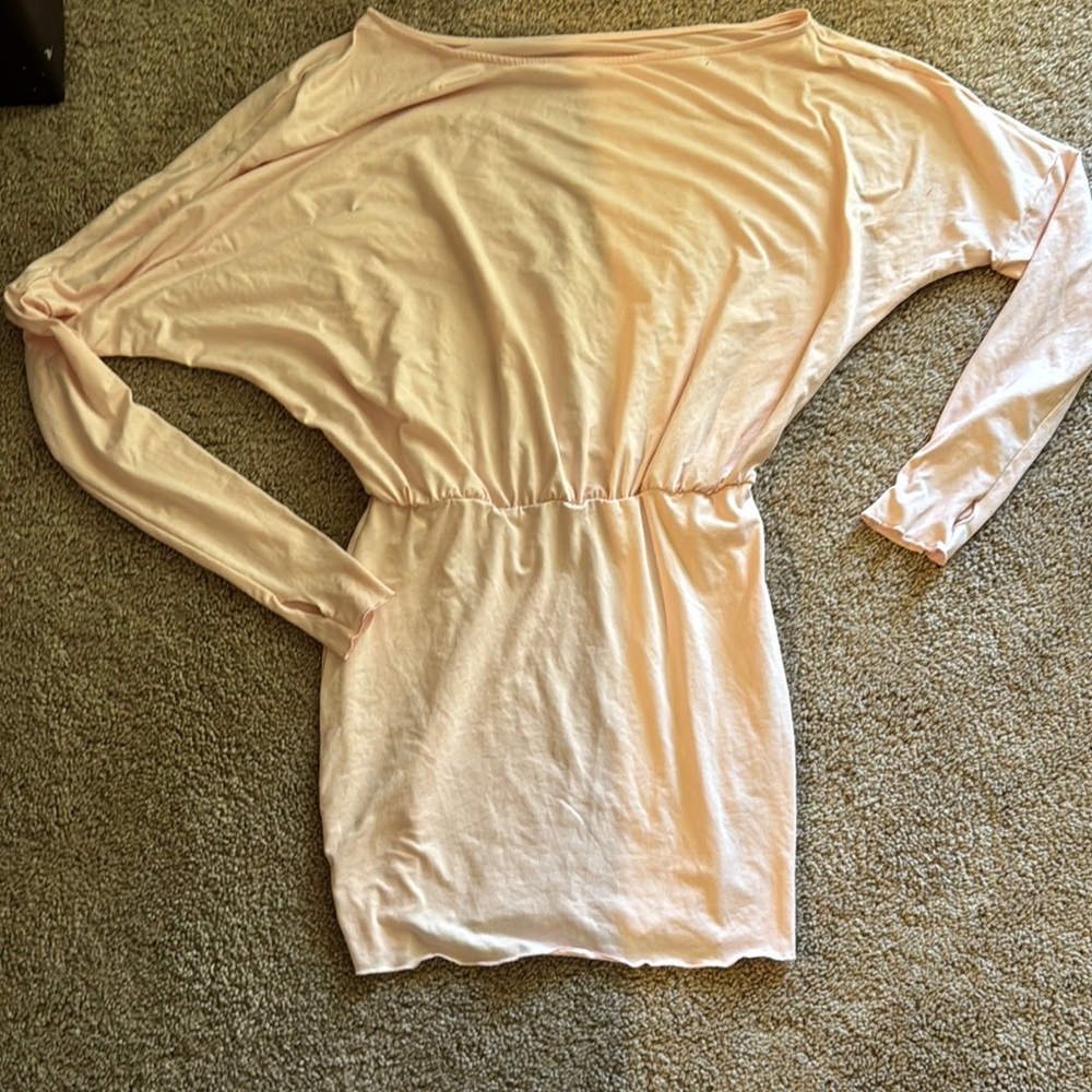 Light Pink Long Sleeve Dress